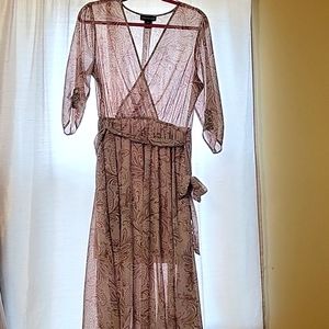 Sheer floral dress, 12